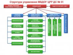 Структура и органы управления МБДОУ ЦРР ДС №51